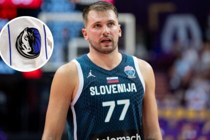 The haunting Dallas Mavericks message on show in Luka Doncic's quarter-final performance vs Germany