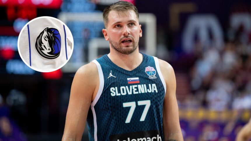 The haunting Dallas Mavericks message on show in Luka Doncic's quarter-final performance vs Germany