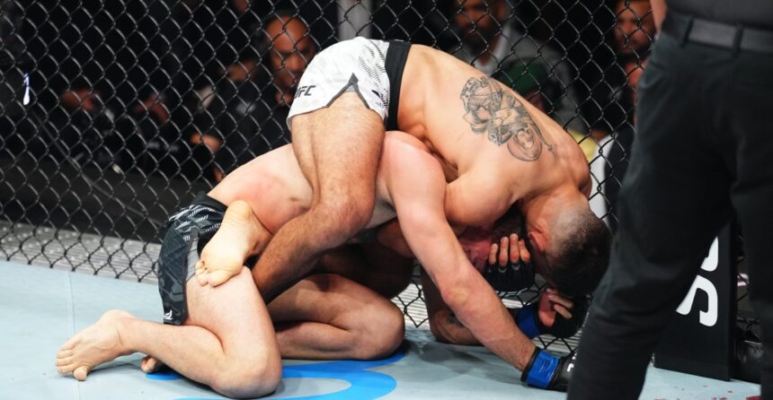 UFC Paris results: Benoit Saint Denis snags face crank submission of Mauricio Ruffy