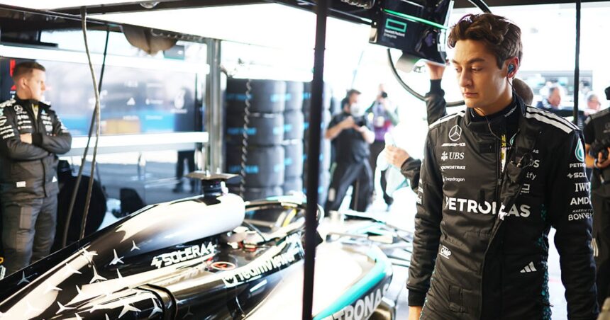Unwell Russell misses media day ahead of Baku GP weekend