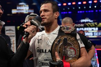 Usman Nurmagomedov scoffs at Ilia Topuria as the No. 1 lightweight: ‘Come on … he did only one fight’