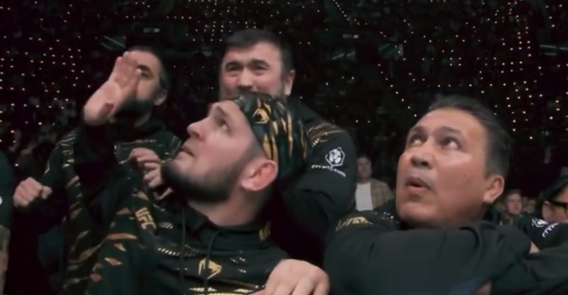 Video: Watch Khabib Nurmagomedov’s emotional reaction to Islam Makhachev’s UFC 311 win