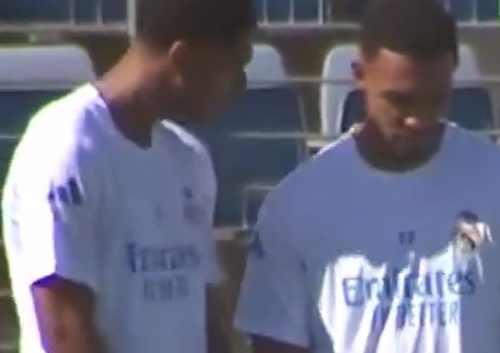 Real Madrid star Jude Bellingham returns to training ahead of Champions League opener (Video)