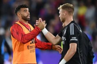 Mikel Arteta expected criticism for replacing England international Aaron Ramsdale with David Raya (Video)