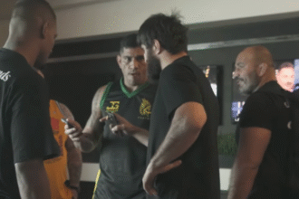 ‘I will hit you’: Full video, transcription of Alex Pereira, Magomed Ankalaev awkward encounter in Las Vegas