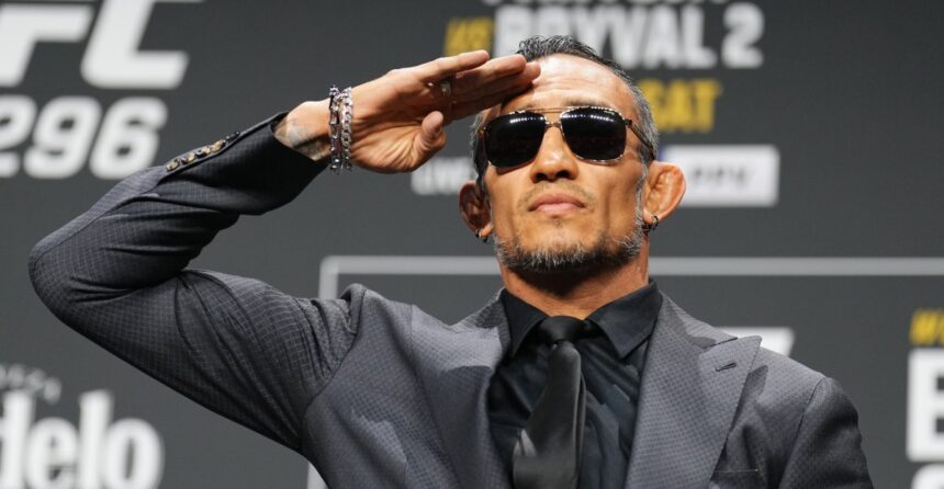 ‘Ride off into the sunset’: Colby Covington urges Tony Ferguson to retire after Misfits Boxing 22 win