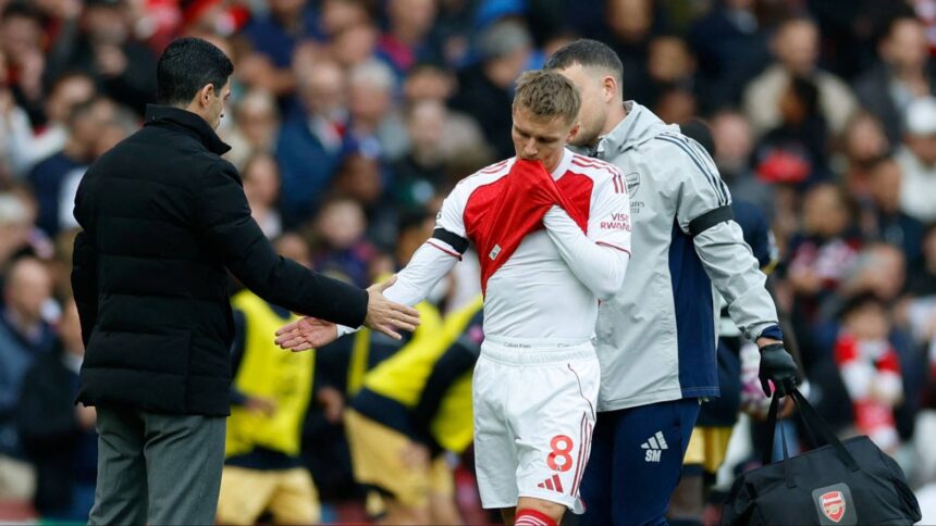 Arsenal games Odegaard could miss in worst-case scenario after new injury update