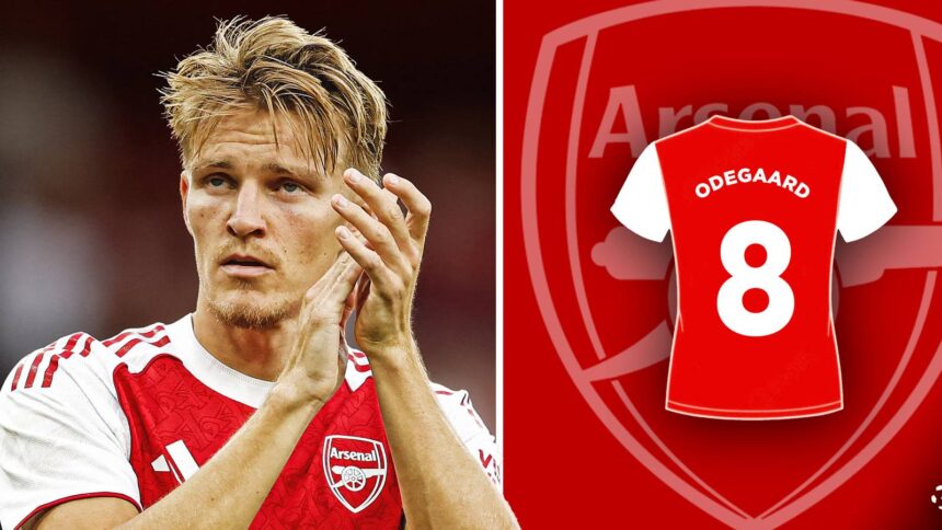 Arsenal's "future captain" is now destined to take the #8 from Odegaard