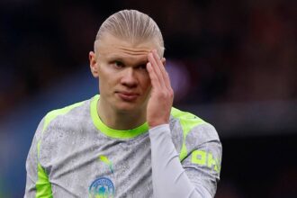 Aston Villa take hilarious swipe at Haaland after victory against Man City