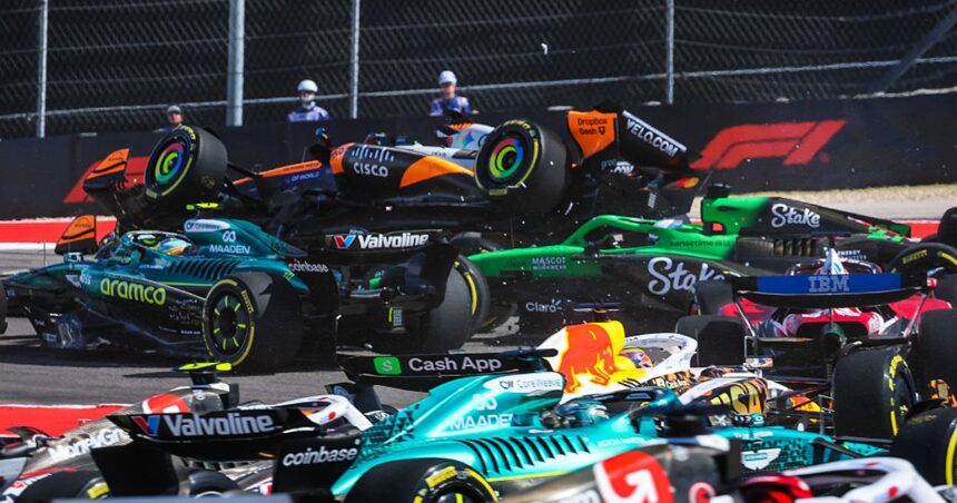 Brown blames ‘amateur hour driving’ from others in McLaren clash