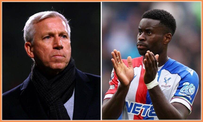 Alan Pardew and Marc Guehi