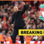 Liverpool manager Arne Slot celebrates