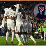 Real Madrid players celebrate against Getafe