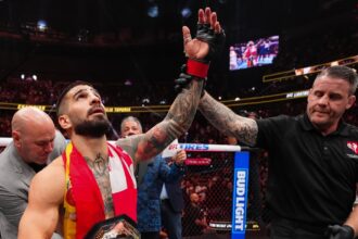 Dana White says Ilia Topuria a ‘possibility’ to headline first big UFC on Paramount card