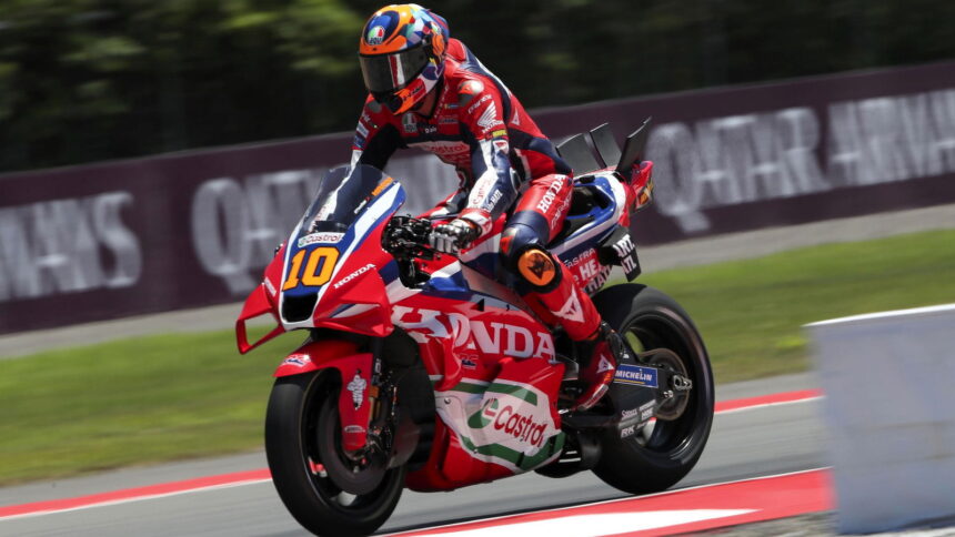 Indonesian MotoGP: Luca Marini puts Honda fastest in FP1