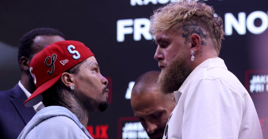 Jake Paul vs. Tank Davis officially set as exhibition, glove size, rounds and other rules revealed