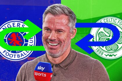 Jamie Carragher switches sides when asked to pick Celtic or Rangers
