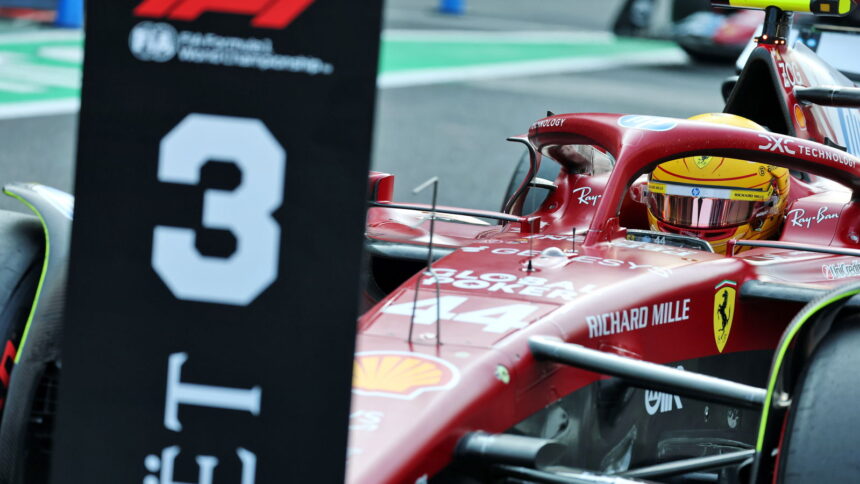 Lewis Hamilton vows to be ‘aggressive’ after best Ferrari qualifying