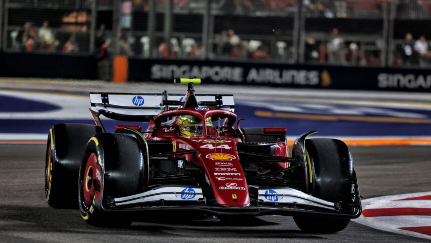 Lewis Hamilton’s body language offers clues on Ferrari’s form at Singapore GP