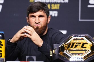 Magomed Ankalaev battles Alex Pereira, booing fans at UFC 320 press conference: ‘There is no more Chama, we killed it’