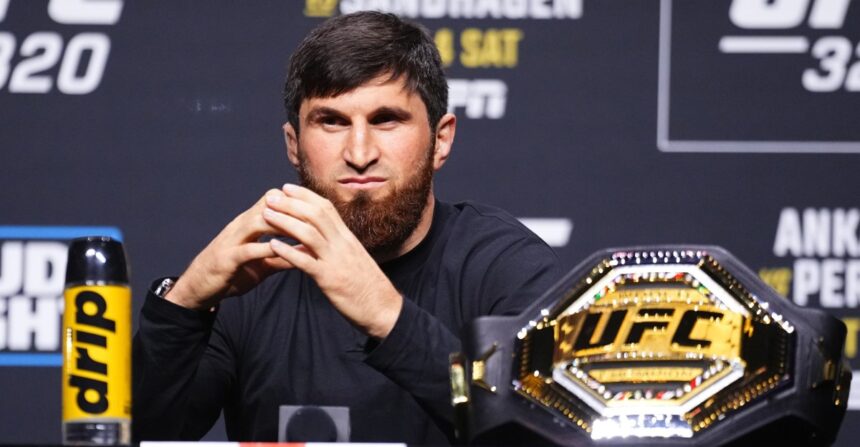 Magomed Ankalaev battles Alex Pereira, booing fans at UFC 320 press conference: ‘There is no more Chama, we killed it’