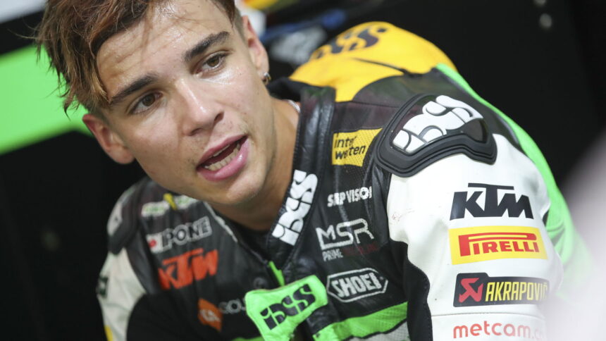 Noah Dettwiler neck injury found, but now “awake” after Malaysia Moto3 crash