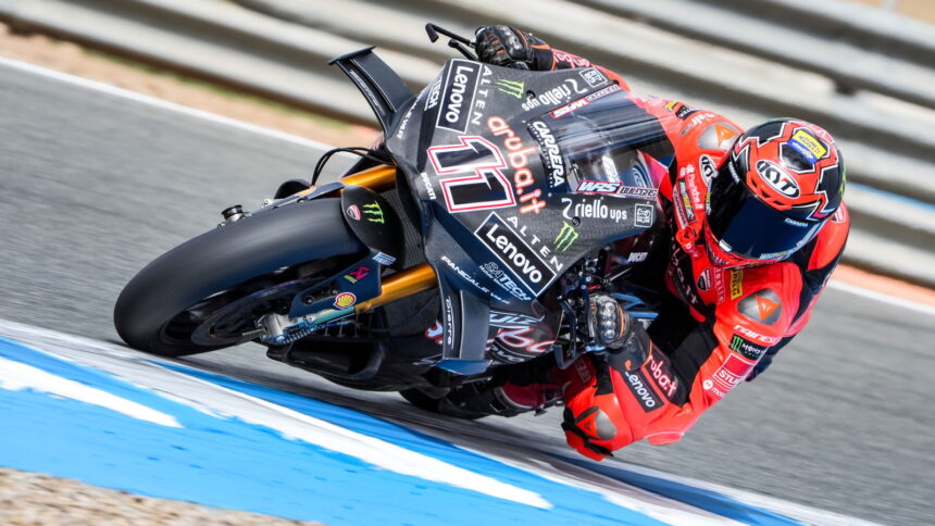 October 2025 Jerez WorldSBK Test Results: Nicolo Bulega ends first 2026 test on top