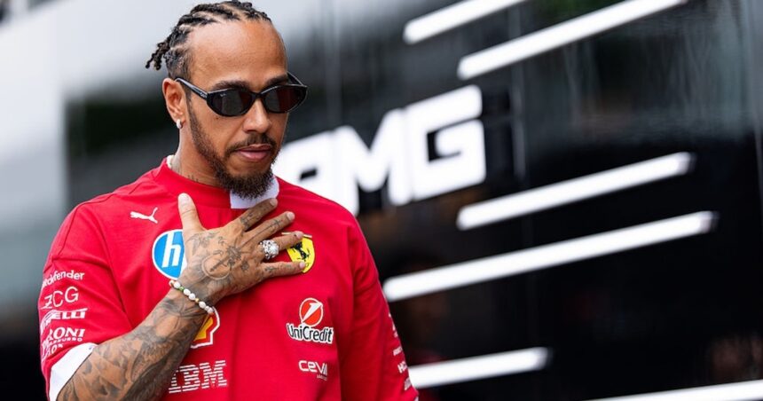 Podium ‘so close, but still so far’ as Hamilton notes improvements at Ferrari