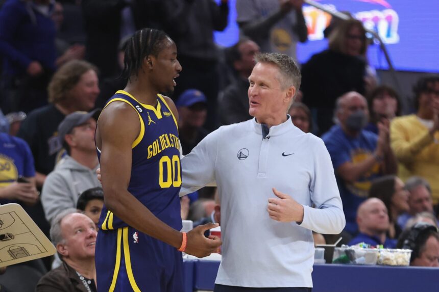 Steve Kerr has new theory over Jonathan Kuminga's Warriors frustrations, 'his agent misspoke frankly'