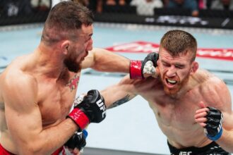 UFC 320 results: Merab Dvalishvili nearly scores knockout, ultimately outworks Cory Sandhagen for lopsided win