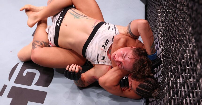UFC Rio video: Bia Mesquita dominates Irina Alekseeva before ending fight with nasty rear-naked choke
