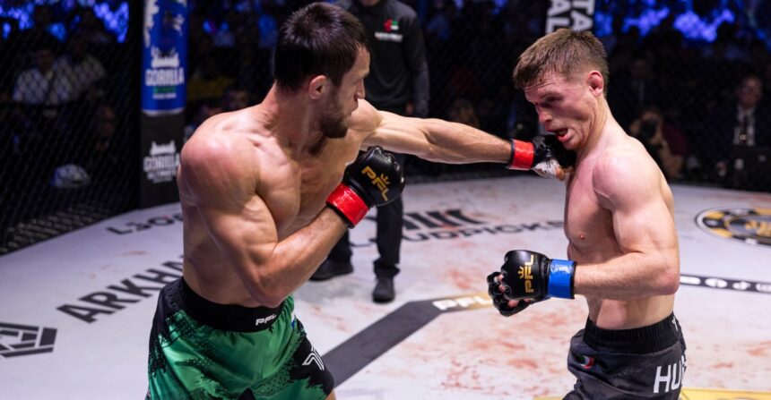 Usman Nurmagomedov wins another instant classic against Paul Hughes in PFL Dubai main event