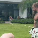 Video: Jake Paul prepares for Tank Davis with backyard beatdown of influencer