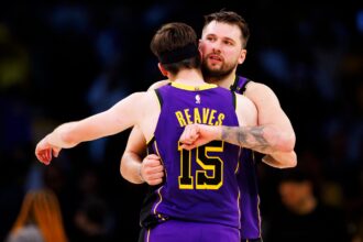 What Luka Doncic told Austin Reaves after LA Lakers star picked up injury in preseason vs. Warriors