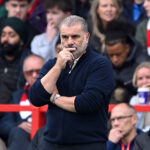 Ange Postecoglou on the sidelines during Nottingham Forest vs Chelsea