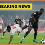 Dayot Upamecano in action for Bayern Munich