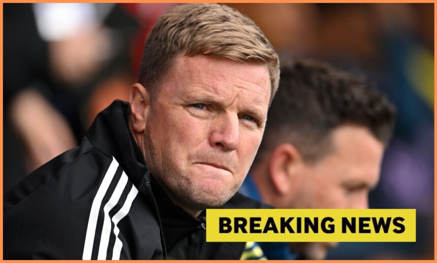 Newcastle manager Eddie Howe and