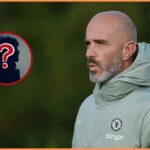 Chelsea manager Enzo Maresca looks on during a training session