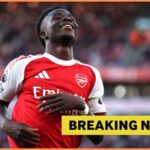 Bukayo Saka of Arsenal and