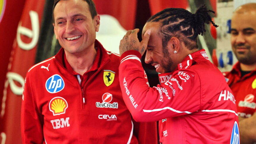 Concern raised over Lewis Hamilton’s lack of “chemistry” with Ferrari engineer