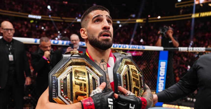 Ilia Topuria open to Paddy Pimblett matchup if Islam Makhachev is off the board, pitches new UFC title