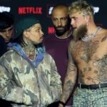 Jake Paul trashes Tank Davis after fight cancellation: ‘An actual walking human piece of garbage’