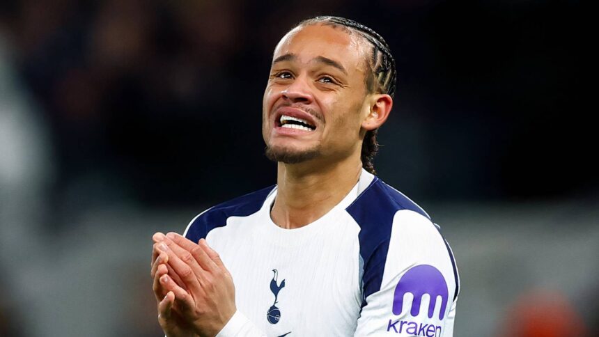 Jamie O'Hara loses it with Xavi Simons after what Tottenham star did in Fulham defeat