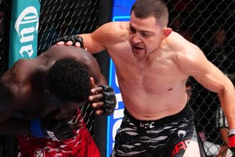 Steve Garcia overwhelms David Onama with strikes for knockout win in UFC Vegas 110 main event