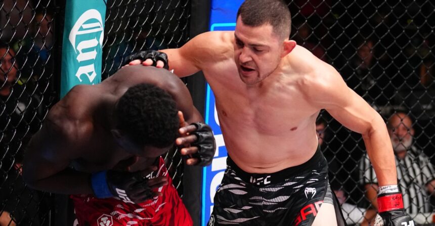 Steve Garcia overwhelms David Onama with strikes for knockout win in UFC Vegas 110 main event