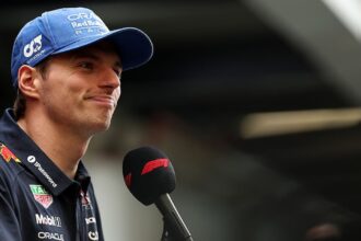 The championship pressure's all on McLaren, says Verstappen