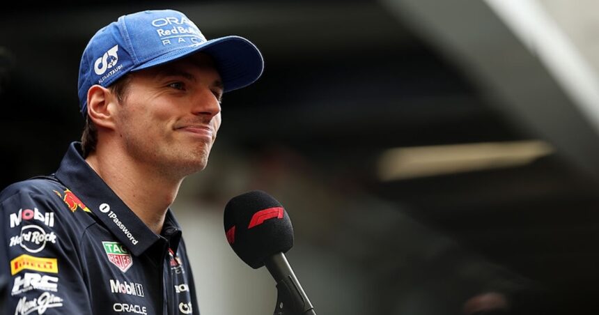 The championship pressure's all on McLaren, says Verstappen