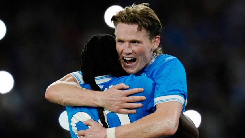 Tottenham line up transfer kitty as Napoli set huge Scott McTominay demand