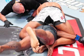 UFC Vegas 110 video: Billy Elekana chokes out Kevin Christian after referee misses tap-out