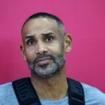 Grant Hill during the 2023 FIBA World Cup with Team USA.